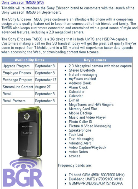 T-Mobile-phát-hành-Sony-Ericsson-TM506 T-Mobile-phát-hành-Sony-Ericsson-TM506
