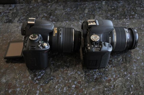 Canon-EOS-500D-và-Nikon-D5000