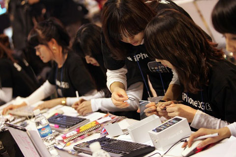 Hàn-Quốc-cuồng-nhiệt-đón-iPhone