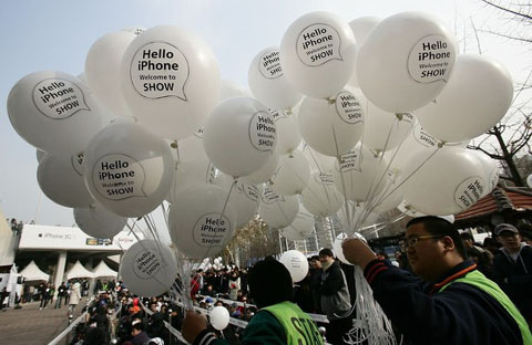 Hàn-Quốc-cuồng-nhiệt-đón-iPhone