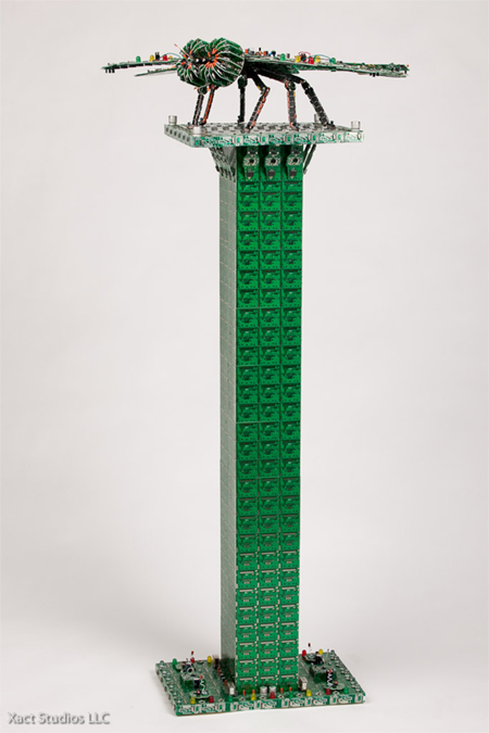 Tác-phẩm-nghệ-thuật-làm-từ-bản-mạch-in-cũ