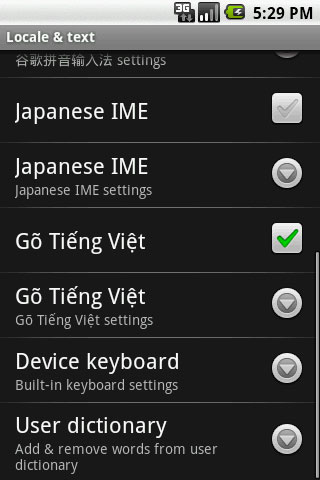 Gõ tiếng Việt trên điện thoại Android