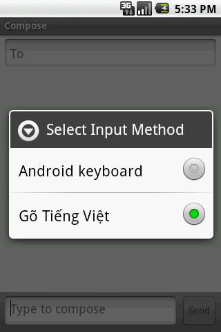 Gõ tiếng Việt trên điện thoại Android