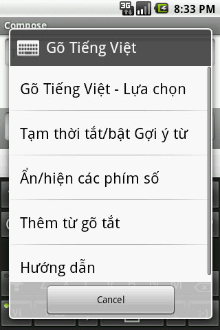 Gõ tiếng Việt trên điện thoại Android