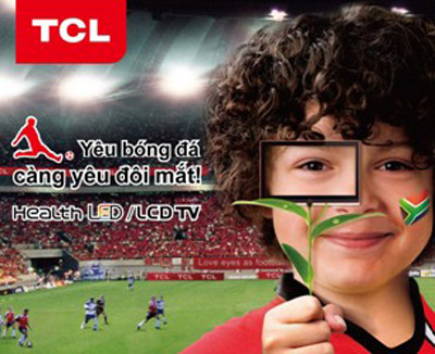 TV TCL bảo vệ mắt mùa World Cup