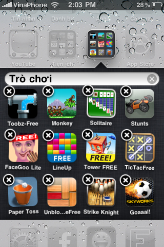 Hình ảnh thực tế iOS 4 trên iPhone