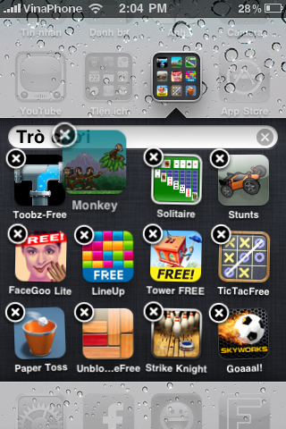 Hình ảnh thực tế iOS 4 trên iPhone