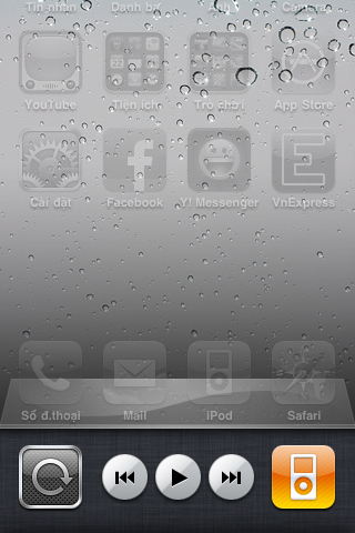 Hình ảnh thực tế iOS 4 trên iPhone