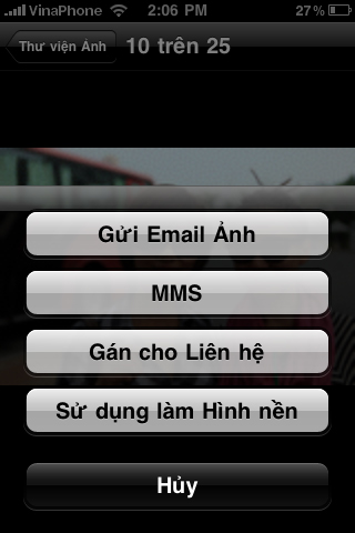 Hình ảnh thực tế iOS 4 trên iPhone