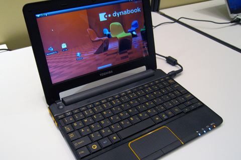 Smartbook chạy Android 2.1 của Toshiba