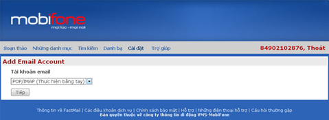 Mobifone - Dịch vụ gia tăng - FastMail