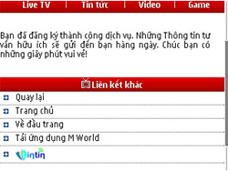 Mobifone - Dịch vụ gia tăng - Live Football