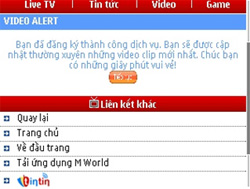 Mobifone - Dịch vụ gia tăng - Live Football