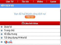 Mobifone - Dịch vụ gia tăng - Live Football