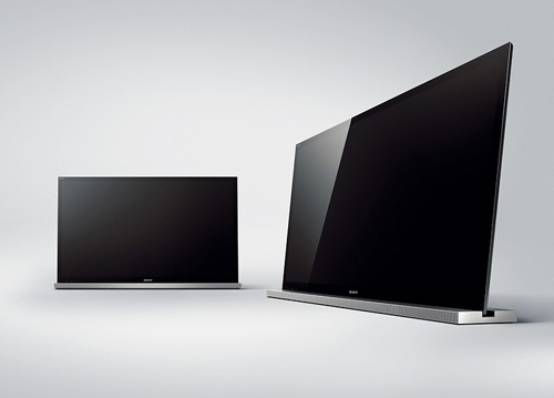 TV 3D của Sony có loa thanh 2.1 ở chân đế TV 3D của Sony có loa thanh 2.1 ở chân đế