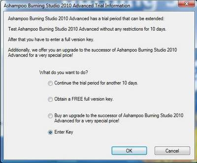 Tặng phần mềm ghi đĩa Burning Studio 2010 bản quyền Tặng phần mềm ghi đĩa Burning Studio 2010 bản quyền
