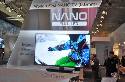 HDTV 3D công nghệ Nano LED mỏng chỉ 8.8 mm của LG