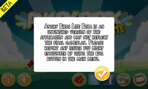 Android App - Angry Birds Lite