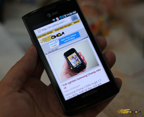 Chiếc Galaxy S nam tính tại Việt Nam