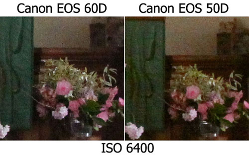 Canon 60D và 50D đọ sức khử nhiễu