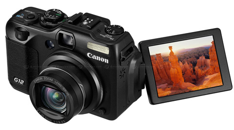 Ảnh Canon PowerShot G12 từ nhiều góc