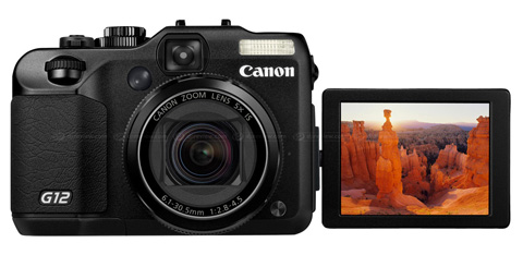 Ảnh Canon PowerShot G12 từ nhiều góc
