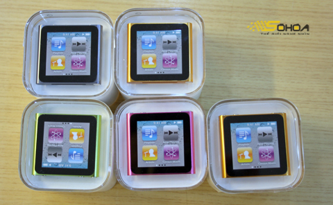 iPod Nano và Shuffle 2010 đủ màu sắc