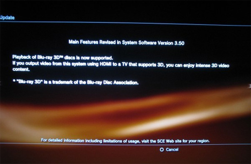 PS3 có thể phát Blu-ray 3D đạt chuẩn FullHD