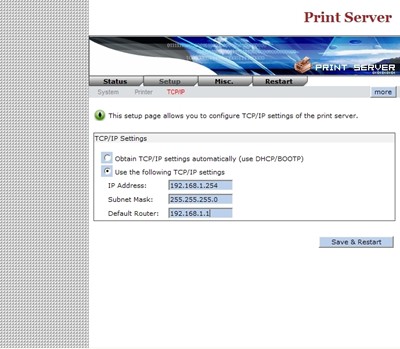 Tự tạy cài đặt và sử dụng print server