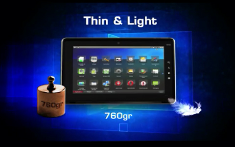 Tablet Toshiba Folio 100 đã có giá