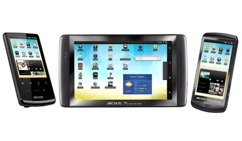 Tablet Archos dùng được Android Market Tablet Archos dùng được Android Market