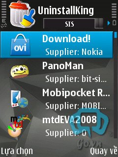 Symbian: ‘Nhổ’ ứng dụng ‘tận gốc’ nhờ UninstallKing