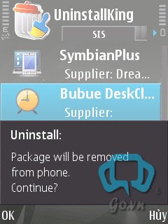 Symbian: ‘Nhổ’ ứng dụng ‘tận gốc’ nhờ UninstallKing