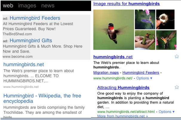 Bing và Google đối đầu