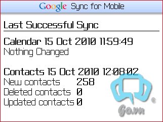 BlackBerry: Đồng bộ danh bạ và lịch với Google Sync