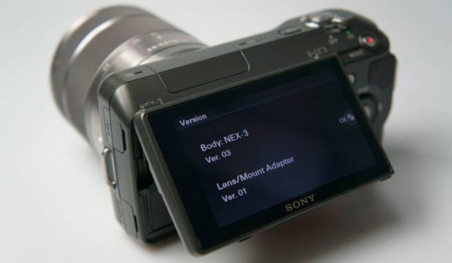 Hướng dẫn cấp nhật firmware ver.03 cho Sony NEX