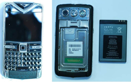 Cận cảnh Vertu bàn phím QWERTY