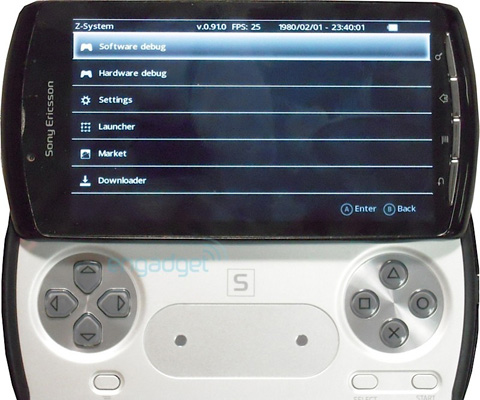 Điện thoại chơi game PlayStation của Sony Ericsson lộ ảnh