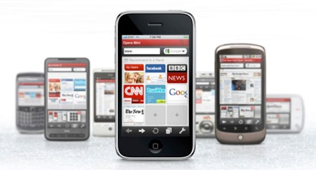 Opera Mini thống trị trên điện thoại di động tại VN