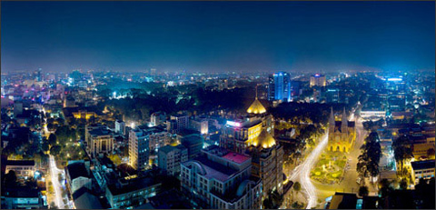 Bộ ảnh panorama độc đáo về TP HCM