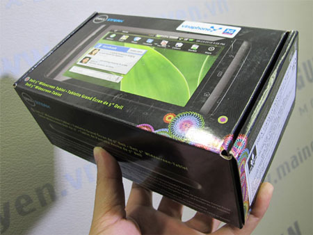 Đập hộp máy tính bảng Dell Streak chính hãng tại Việt Nam