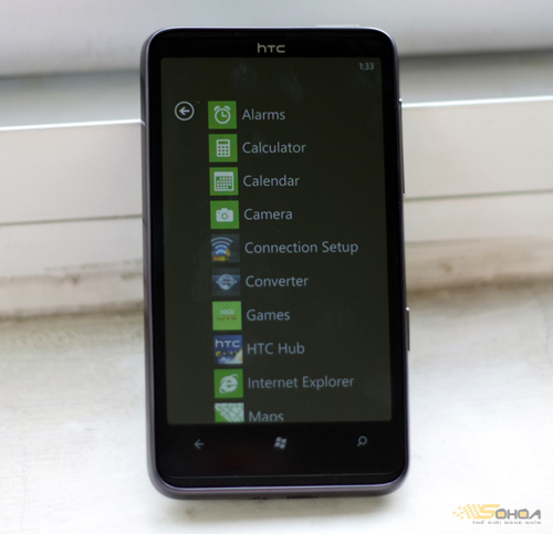 HTC HD7 chính hãng giá hơn 15 triệu