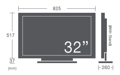 Hoàn toàn mới với TV LCD 32-inch dòng NX500