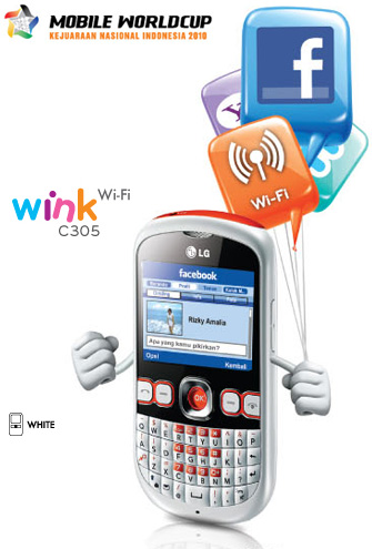LG Wink Wifi C305 giá rẻ với bàn phím QWERTY LG Wink Wifi C305 giá rẻ với bàn phím QWERTY