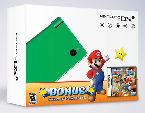 Nintendo giới thiệu DSi màu da cam và xanh lá