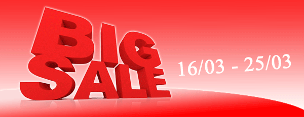 Big sale máy tính bảng chỉ duy nhất trong tháng 3
