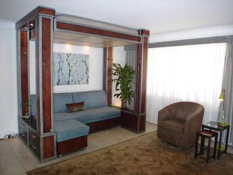 Giường treo tận dụng không gian