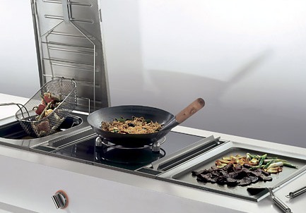 Bếp điện từ hiện đại sang trọng