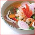 Ẩm thực: Canh cải ngồng nấu hải sản