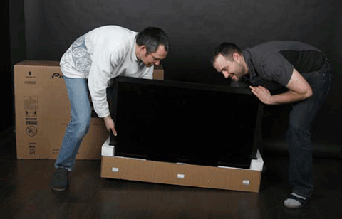 Vận chuyển TV màn hình lớn an toàn Vận chuyển TV màn hình lớn an toàn